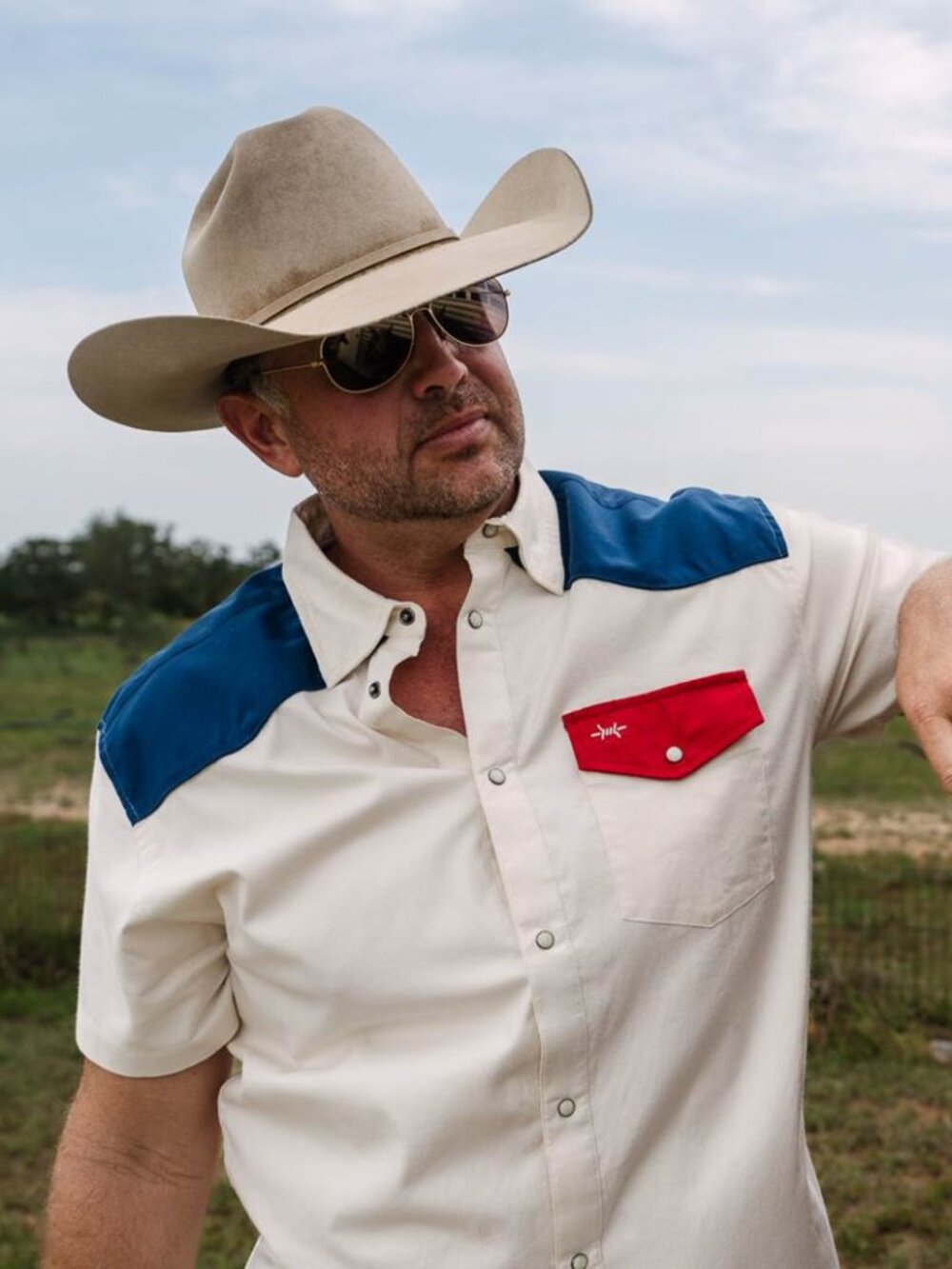 NEW - TEXAS STANDARD men's short sleeve Ranger Pearl Snap Shirt Style 1836